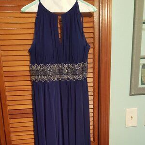 R&M Richards Dark Rich Blue Size 14 Full length